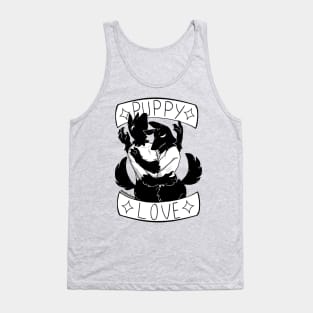 Puppy Love (WHITE) Tank Top